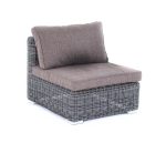 "Лунго" модуль диванный прямой с подушками, цвет графит — изображение 3