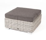 "Лунго" плетеная оттоманка с подушкой
