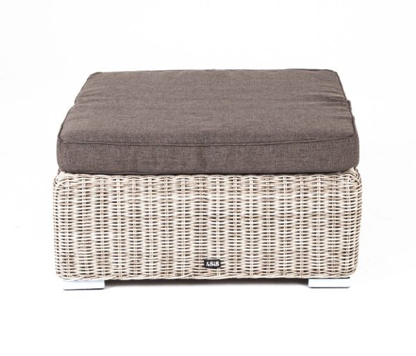 Лунго-плетеная-оттоманка-с-подушкой-цвет-бежевый-2 "Лунго" плетеная оттоманка с подушкой, цвет бежевый — изображение 3