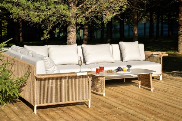 "Мальдивы" трансформирующаяся лаунж-зона из искусственного ротанга, цвет соломенный — изображение 5