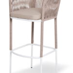 "Марсель" стул барный плетеный из роупа