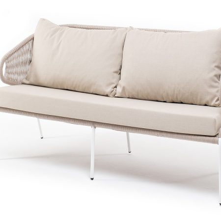 "Милан" диван 2-местный плетеный из роупа