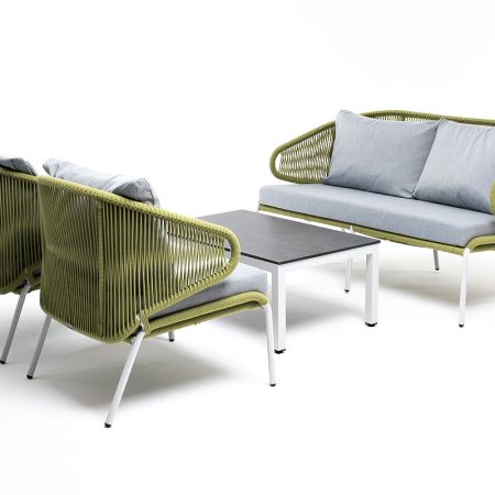 "Милан" лаунж-зона 4-местная плетеная из роупа (веревки)