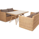 "Мокко" обеденная группа плетеная из ротанга