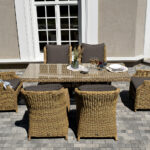 "Неаполь" обеденная группа плетеная из искусственного ротанга