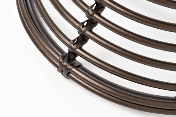 "Парма" кофейный столик из искусственного ротанга, цвет бронзовый — изображение 4