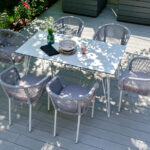 "Руссо" обеденный стол из HPL 150х80см