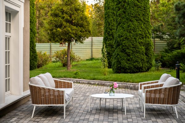 "Тоскана" лаунж-зона из искусственного ротанга, цвет соломенный — изображение 5