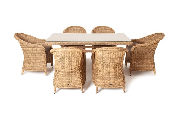 "Эспрессо" обеденная группа плетеная, цвет соломенный — изображение 4