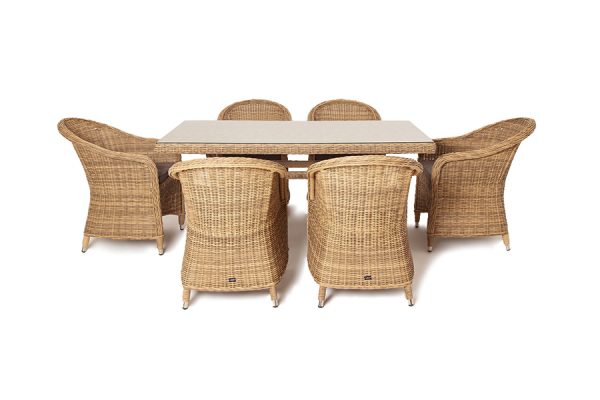 "Эспрессо" обеденная группа плетеная, цвет соломенный — изображение 5