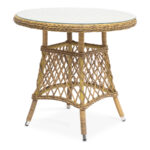 "Эспрессо" плетеный круглый стол