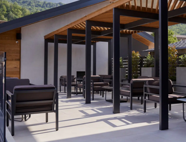 каркас алюминий темно-серый (RAL7024) муар