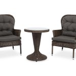 "Алиса" кофейный комплект из искусственного ротанга