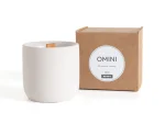 Арома свеча Omini в бетонном стакане 150 мл Мамино какао