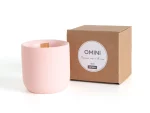 Арома свеча Omini в бетонном стакане 150 мл Пряный мед и тонка