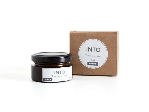 Аромасвеча Into в банке Хлопок и лён 50 мл коричневый — изображение 3