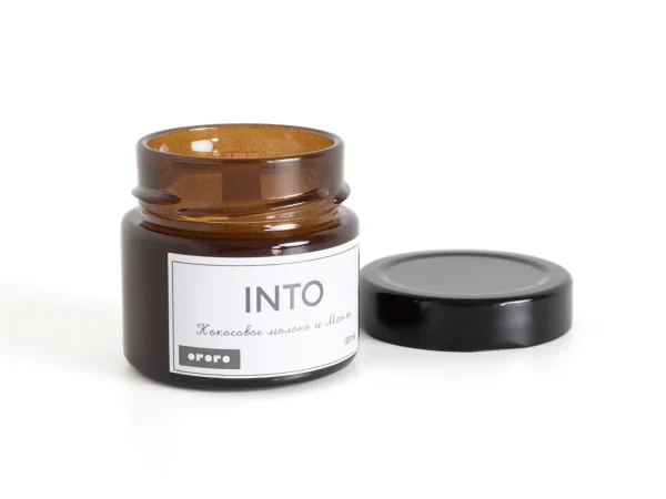 Аромасвеча Into в банке Кокосовое молоко и манго 100 мл