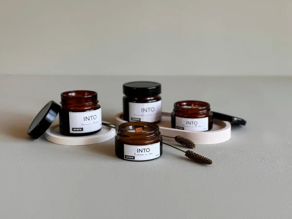 Аромасвеча Into в банке  Ваниль и табак 50 мл коричневый — изображение 4