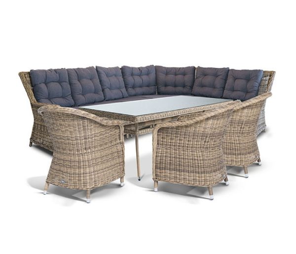 "Базелла" обеденная группа из искусственного ротанга