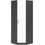 Шкаф «Чикаго» Антрацит/Белый