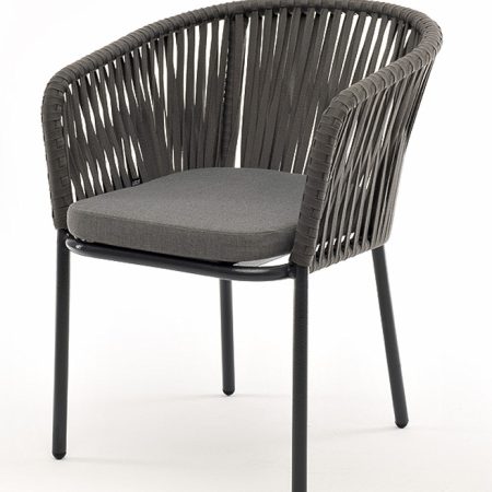 "Бордо" стул плетеный из роупа