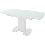 Стол «Будапешт» 130x80 стекло OPTI, белый — изображение 4