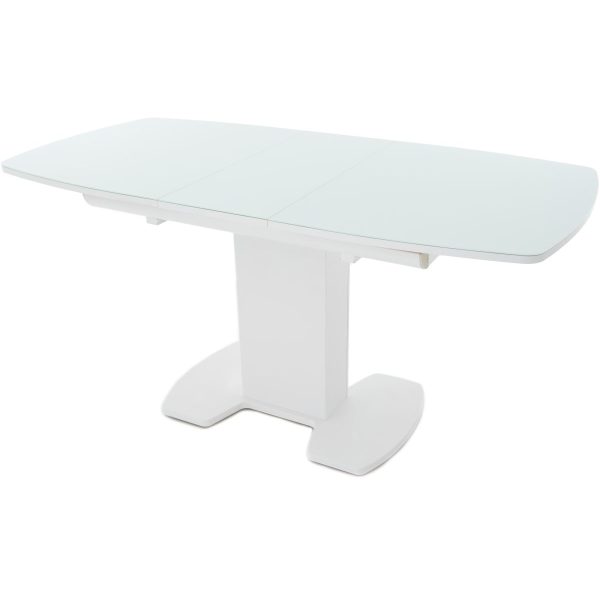 Стол «Будапешт» 130x80 стекло OPTI, белый — изображение 4