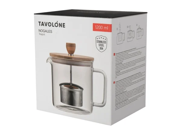 chajnik-zavarochnyj-tavolone-nogales-2 Чайник заварочный TAVOLONE Nogales прозрачный — изображение 3
