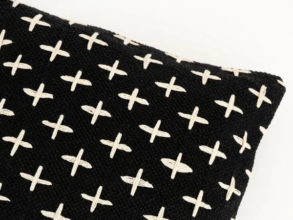 Чехол на подушку Empire 45х45 белый, черный — изображение 3