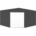 Антресоль «Чикаго» Антрацит/Белый — изображение 2