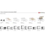 Шкаф «Чикаго» 4д (с зеркалами) MAX Антрацит/Белый — изображение 5