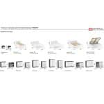 Шкаф «Чикаго» 3д (с зеркалом) Антрацит/Белый — изображение 5