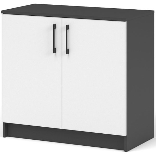 Комод «Чикаго» 2д Антрацит/Белый — изображение 2