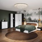 Комод «Чикаго» 1д4ящ Антрацит/Белый — изображение 4