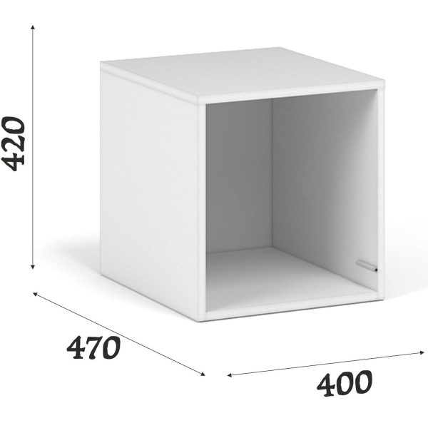 Антресоль «Чикаго» 1д, белая — изображение 3