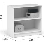 Комод «Чикаго» 2д, белый — изображение 3