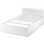 Кровать «Чикаго» 120 настил ЛДСП, белый — изображение 3