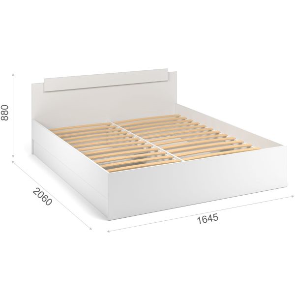 Спальня «Чикаго» 2д Вайт, белый — изображение 3