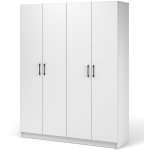 Шкаф «Чикаго» 4д, белый — изображение 2