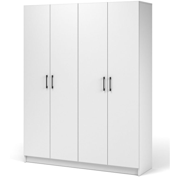 Шкаф «Чикаго» 4д, белый — изображение 2