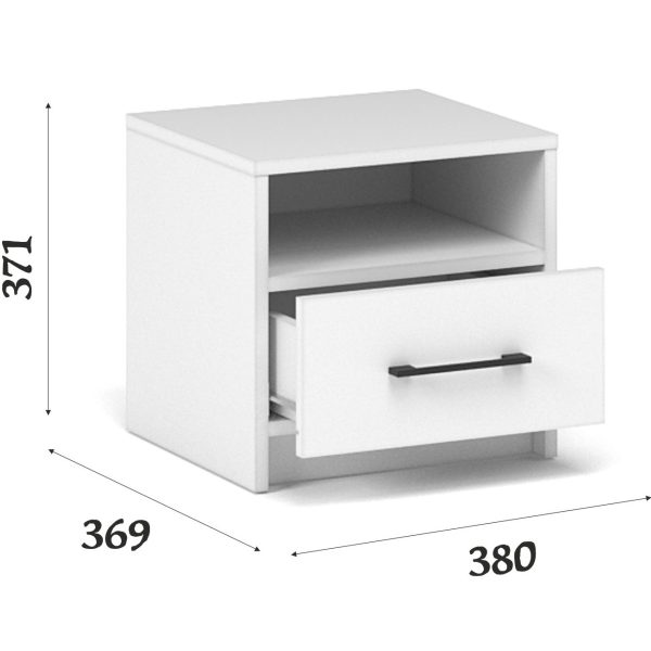 Спальня «Чикаго» 2д Вайт, белый — изображение 5