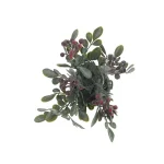 Цветок искусственный в бетонном горшке 18 см