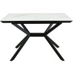 Стол «Дели» 120x80, Керамика Greys Snow, эмаль черная — изображение 3