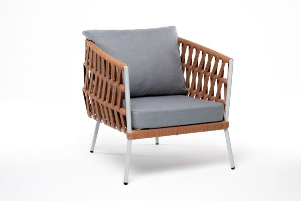 роуп оранжевый меланж круглый