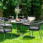 "Диего" обеденная группа на 4 персоны со стульями "Марсель"