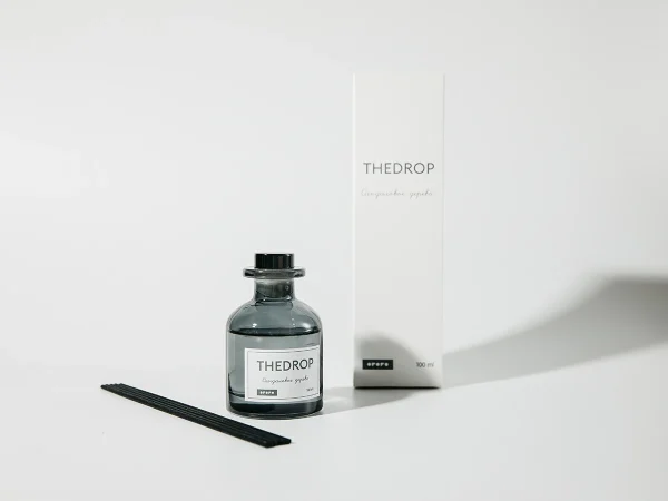 Диффузор THEDROP 100 мл, аромат сандаловое дерево черный — изображение 5