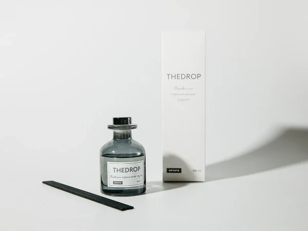 Диффузор THEDROP 100 мл, аромат тыквенно-карамельный хруст черный — изображение 4