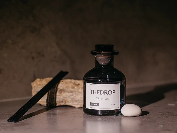 Диффузор THEDROP 150 мл, аромат белый лён черный — изображение 4