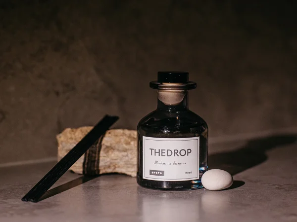 Диффузор THEDROP 150 мл, аромат табак и ваниль черный — изображение 4