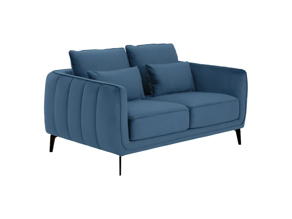 Диван Amsterdam двухместный синий, белый — изображение 2